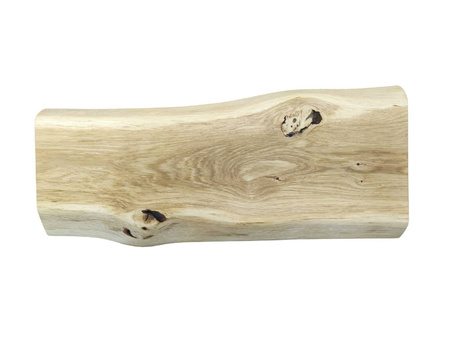 Dębowa deska do krojenia i serwowania 50 cm – lita, naturalny kształt