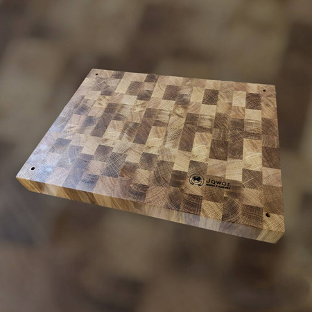 Deska do krojenia dębowa profesjonalna 30 × 40 × 4 cm – gruba i trwała