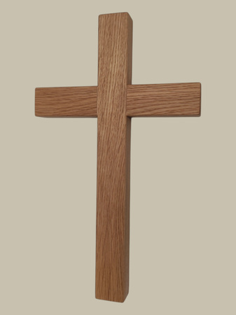 KRZYŻ dębowy 30 cm – klasyczny lub z grawerem