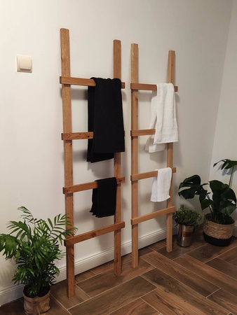 Wieszak drabina na ręczniki
