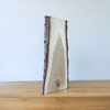 PODOBRAZIE dębowe – deska malarska z korą, nieregularny kształt, 63x15-24x2,7 cm