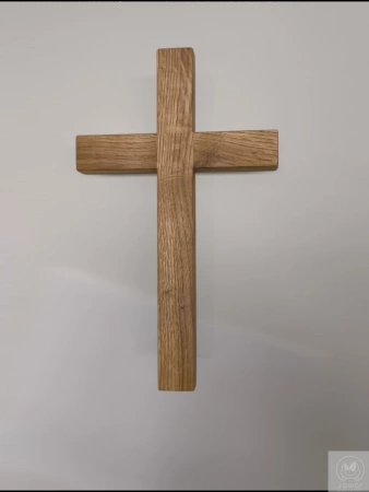 KRZYŻ dębowy 30 cm – klasyczny lub z grawerem