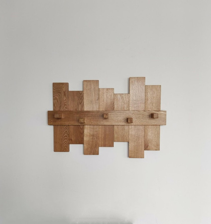 Wieszak ścienny na ubrania Rustykalny 1