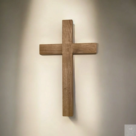 KRZYŻ dębowy 30 cm – klasyczny lub z grawerem