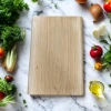 DESKA do krojenia dębowa z jednego kawałka drewna – olejowana 19–27 cm