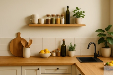 PÓŁKA dębowa na ścianę 10 cm – cienka, minimalistyczna z litego dębu 50–100 cm