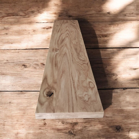 Półka dębowa 90 cm – wyprzedaż, głębokość 19,5 cm, lite drewno