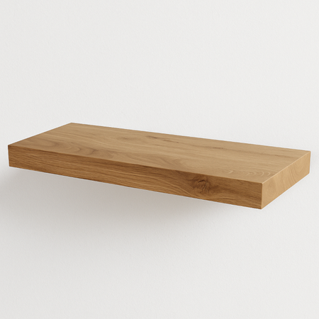 PÓŁKA dębowa 4 cm na ścianę (40–100 cm) – lity dąb