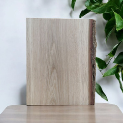 PODOBRAZIE dębowe – kora z jednej strony, druga krawędź prosta, 25,5x18x2,5 cm