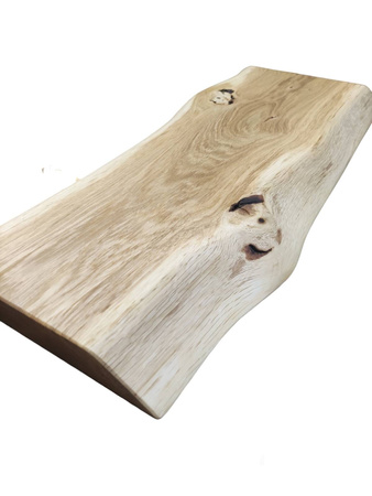 Dębowa deska do krojenia i serwowania 50 cm – lita, naturalny kształt