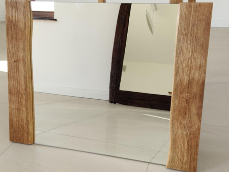 Lustro w ramie dębowej postarzanej