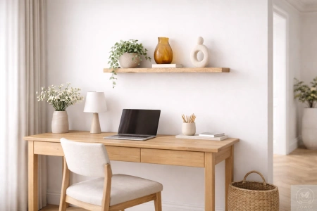 PÓŁKA drewniana na ścianę – z sosny – naturalna krawędź – olejowana 50–100 cm