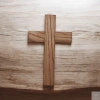 Krzyż dębowy 15 cm – na ścianę, nad drzwi, ręcznie wykonany