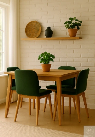 PÓŁKA dębowa na ścianę – prosta i klasyczna, lity dąb, 50–120 cm