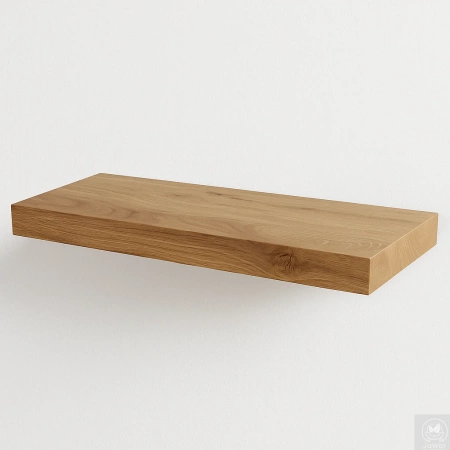 PÓŁKA dębowa na ścianę 4 cm – lity dąb, 40–100 cm