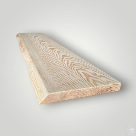 PÓŁKA drewniana na ścianę – z sosny – naturalna krawędź – olejowana 50–100 cm