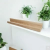 PÓŁKA dębowa na zdjęcia i obrazy 50–100 cm – listwa na ścianę, lity dąb