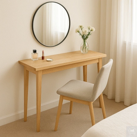 KONSOLA dębowa wąska 90 cm – do przedpokoju, minimalistyczna