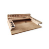Fly Tying Bench z litego dębu – organizer do wiązania much i tworzenia przynęt