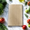 DESKA do krojenia dębowa z jednego kawałka drewna – olejowana 19–27 cm