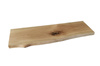 Półki dębowe z korą – komplet 30 cm i 50 cm, naturalna krawędź, lite drewno