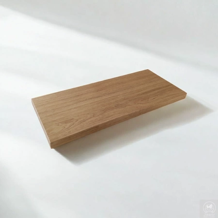 PÓŁKA dębowa na ścianę – prosta i klasyczna, lity dąb, 50–120 cm