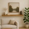 Półka dębowa na ścianę 100 cm – grubość 4 cm, lite drewno