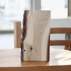 PODOBRAZIE dębowe – deska z korą, sęk, 47x22x2,4 cm