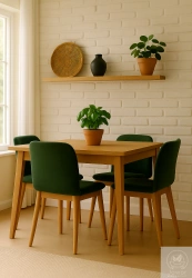 PÓŁKA dębowa wisząca prosta i klasyczna 50–120 cm, lite drewno