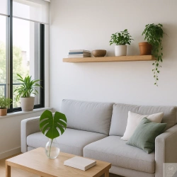 PÓŁKA dębowa na ścianę 4 cm – lity dąb, 40–100 cm