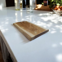 Deska do krojenia dębowa z jednego kawałka drewna 30 cm