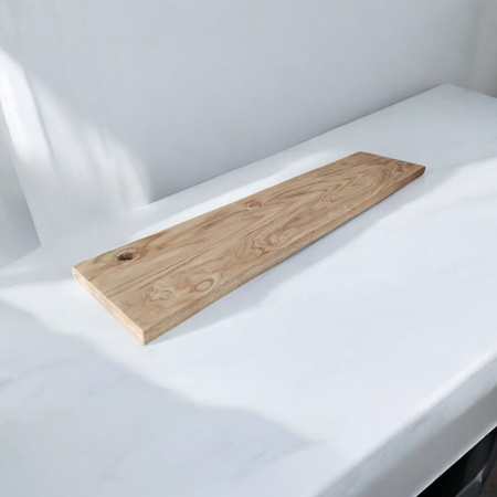 Półka dębowa 90 cm – wyprzedaż, głębokość 19,5 cm, lite drewno