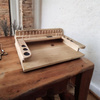 Fly Tying Bench z litego dębu – organizer do wiązania much i tworzenia przynęt