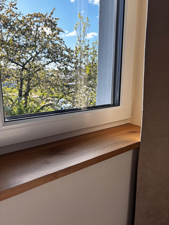 Parapet dębowy na wymiar głębokość do 25 cm