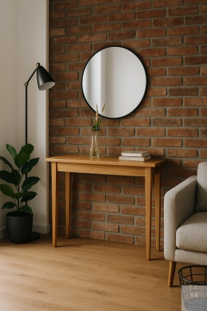 KONSOLA dębowa 80 cm – do przedpokoju, klasyczna