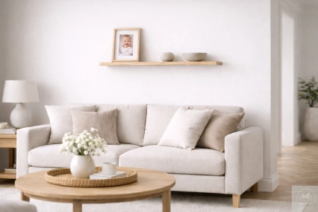 PÓŁKA drewniana na ścianę – z sosny – naturalna krawędź – olejowana 50–100 cm