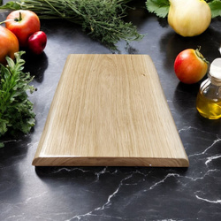 Deska do krojenia dębowa z jednego kawałka drewna 40 x 20-21 cm