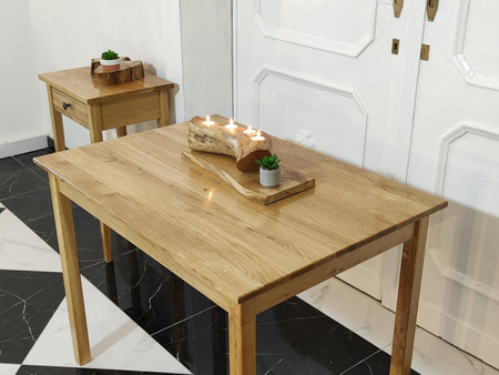 Stół dębowy tradycyjny – 100% lite drewno dębowe