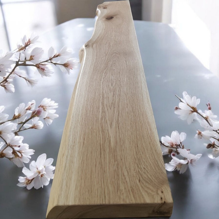 KONSOLA dębowa na ścianę 80-100 cm – wisząca