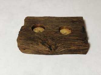 Świecznik ze starego dębu 19 cm