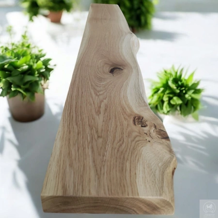 PÓŁKA dębowa na ścianę 100 cm – 4 cm, z jednego kawałka litego dębu