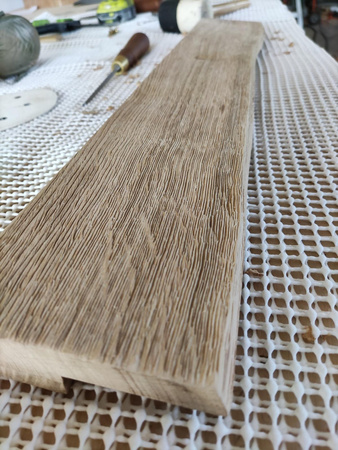 Lustro w ramie dębowej postarzanej