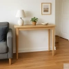 KONSOLA dębowa wąska 90 cm – do przedpokoju, minimalistyczna