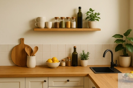 PÓŁKA dębowa na ścianę – prosta i klasyczna, lity dąb, 50–120 cm