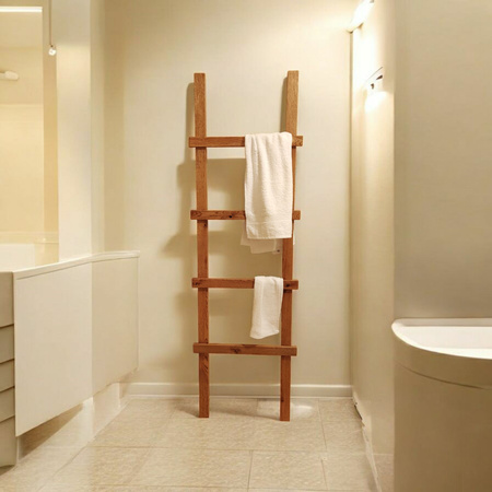 Wieszak drabina na ręczniki
