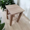 Taboret dębowy klasyczny 31x31x46 cm