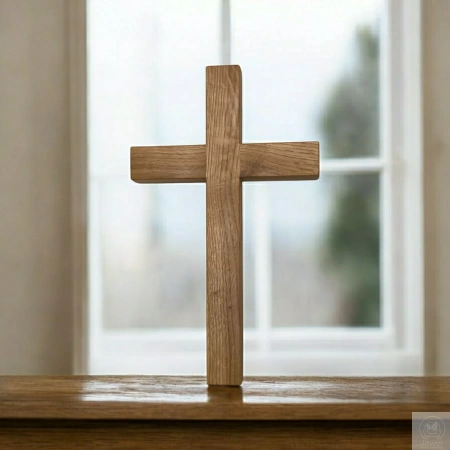 KRZYŻ dębowy 30 cm – klasyczny lub z grawerem