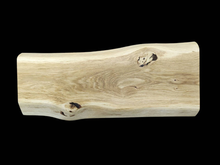 Dębowa deska do krojenia i serwowania 50 cm – lita, naturalny kształt