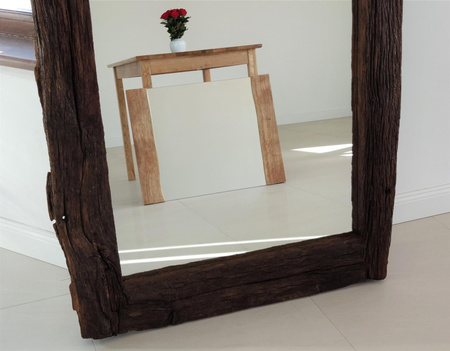 Lustro w ramie dębowej postarzanej