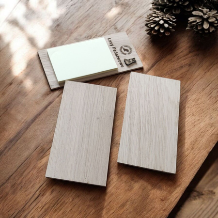 NOTES reklamowy z drewna dębowego – grawer + 3D